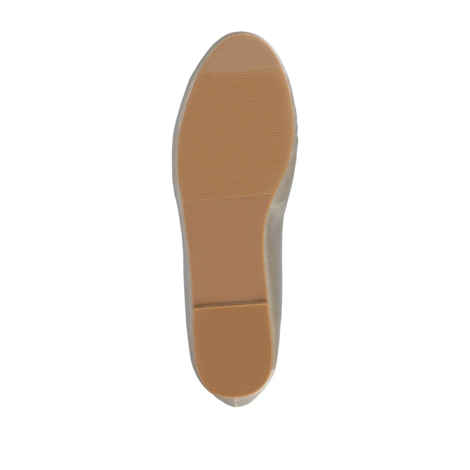VIKA VEGAN LEATHER BALLET FLATS IN WIDE - Pewter PU - Image 8