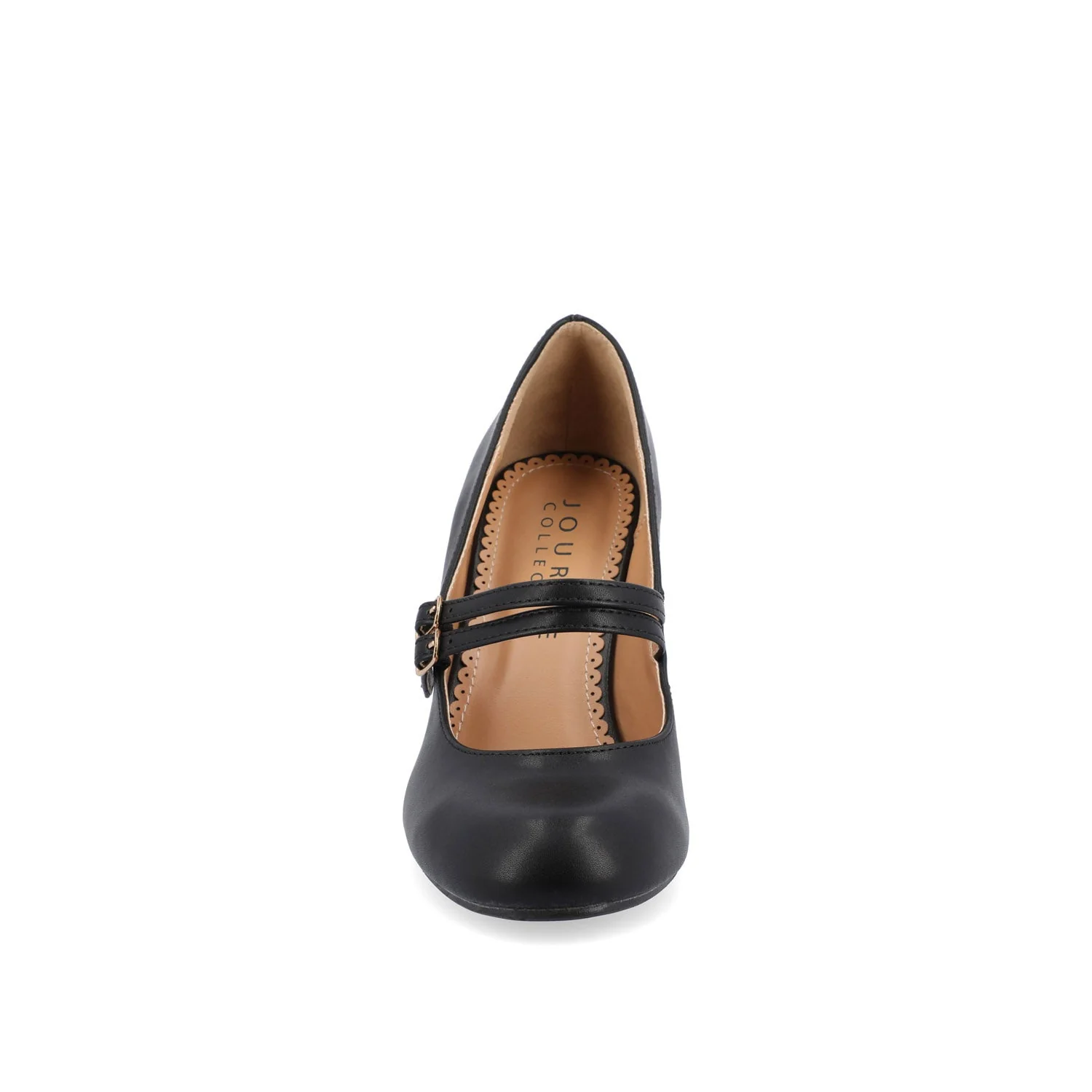 WINDY MARY JANE PUMP HEELS IN CROCO - Black - Image 5