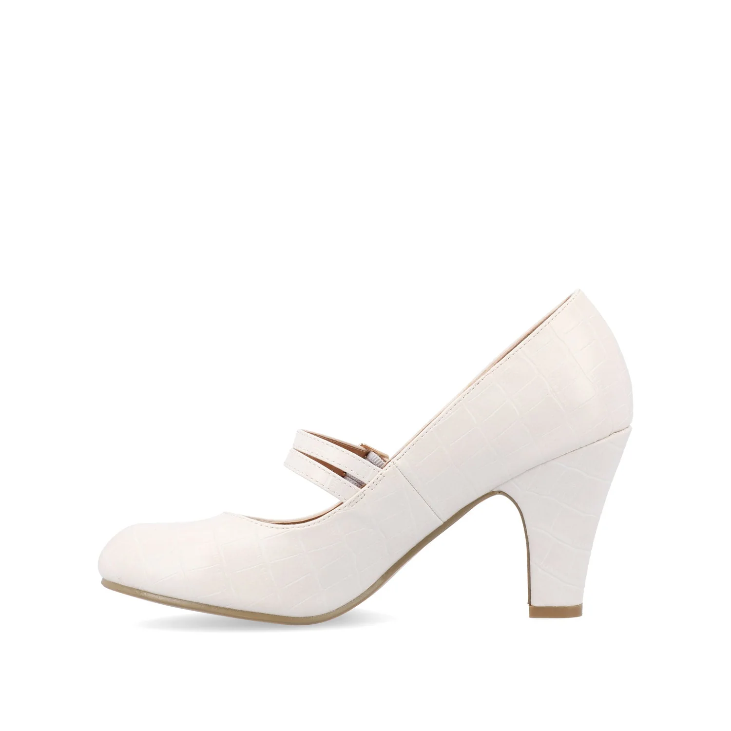 WINDY STATEMENT MARY JANE PUMP HEELS IN NARROW - Ivory - Image 4