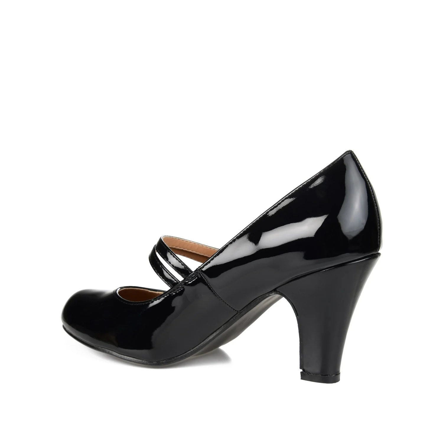 WINDY MARY JANE PUMP HEELS IN STATEMENT - Patent/Black - Image 4