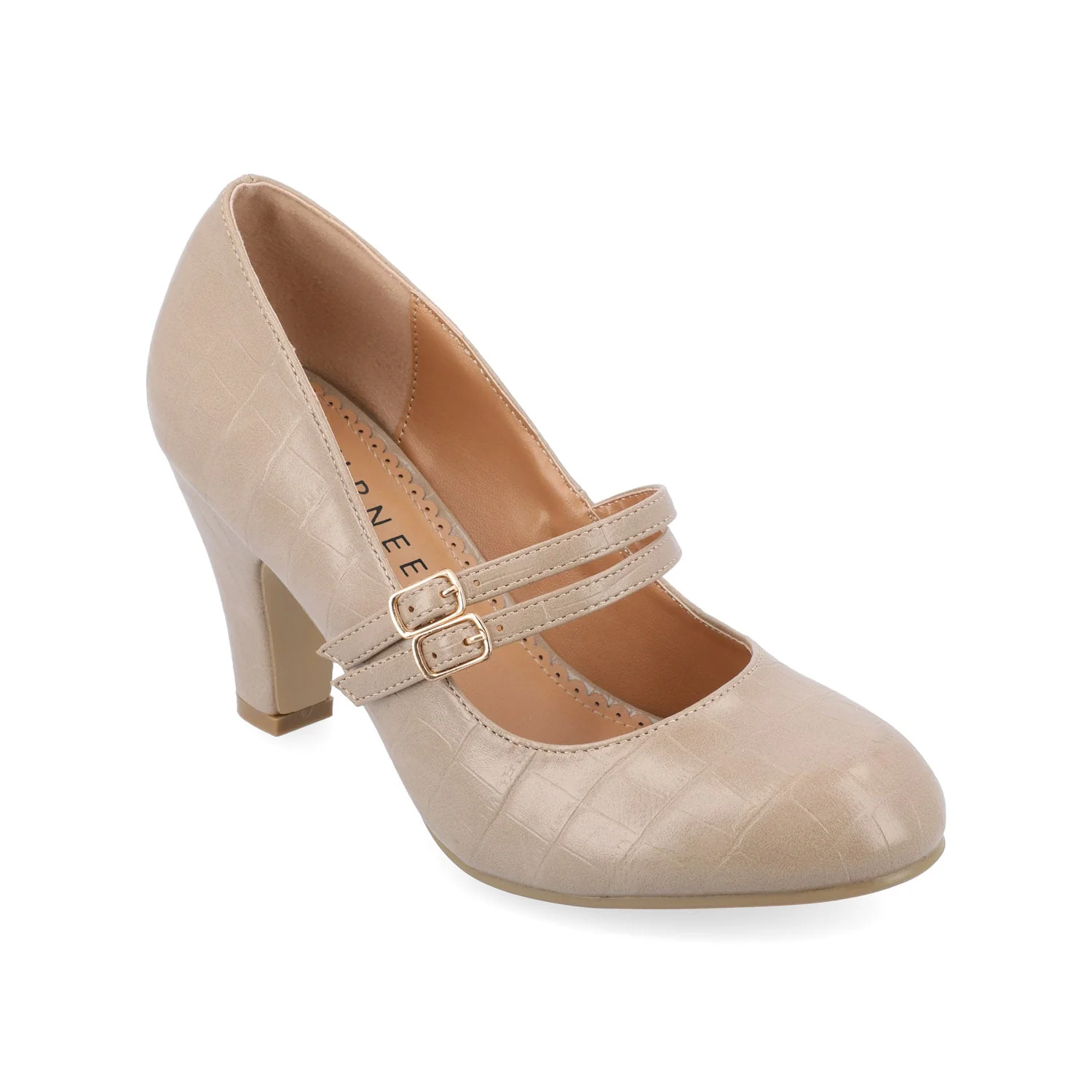 WINDY MARY JANE PUMP HEELS IN STATEMENT - Taupe - Image 2