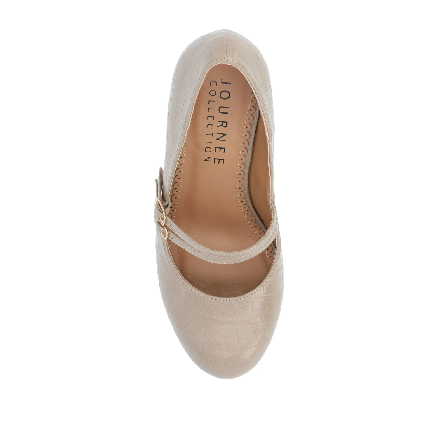 WINDY MARY JANE PUMP HEELS IN STATEMENT - Taupe - Image 6
