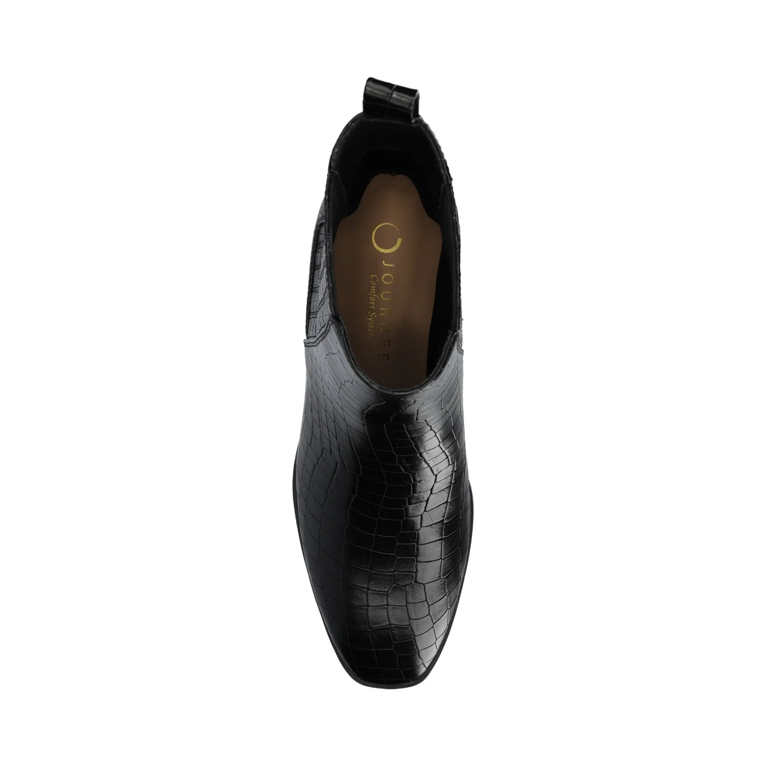WRENLEY CHELSEA BOOTIES IN WIDE - Croco Black - Image 4