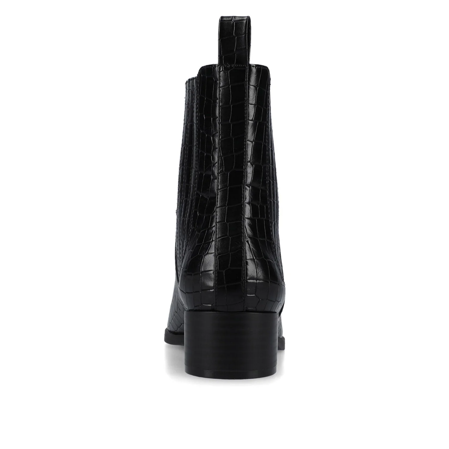 WRENLEY CHELSEA BOOTIES IN WIDE - Croco Black - Image 6