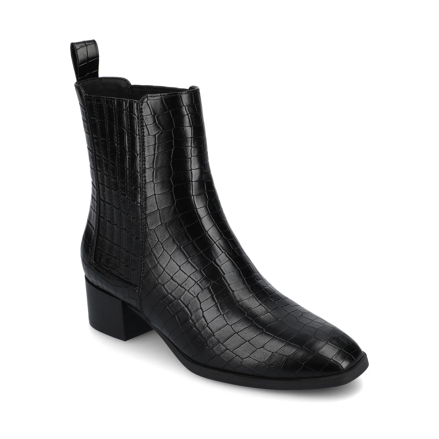 WRENLEY CHELSEA BOOTIES - Croco Black - Image 2