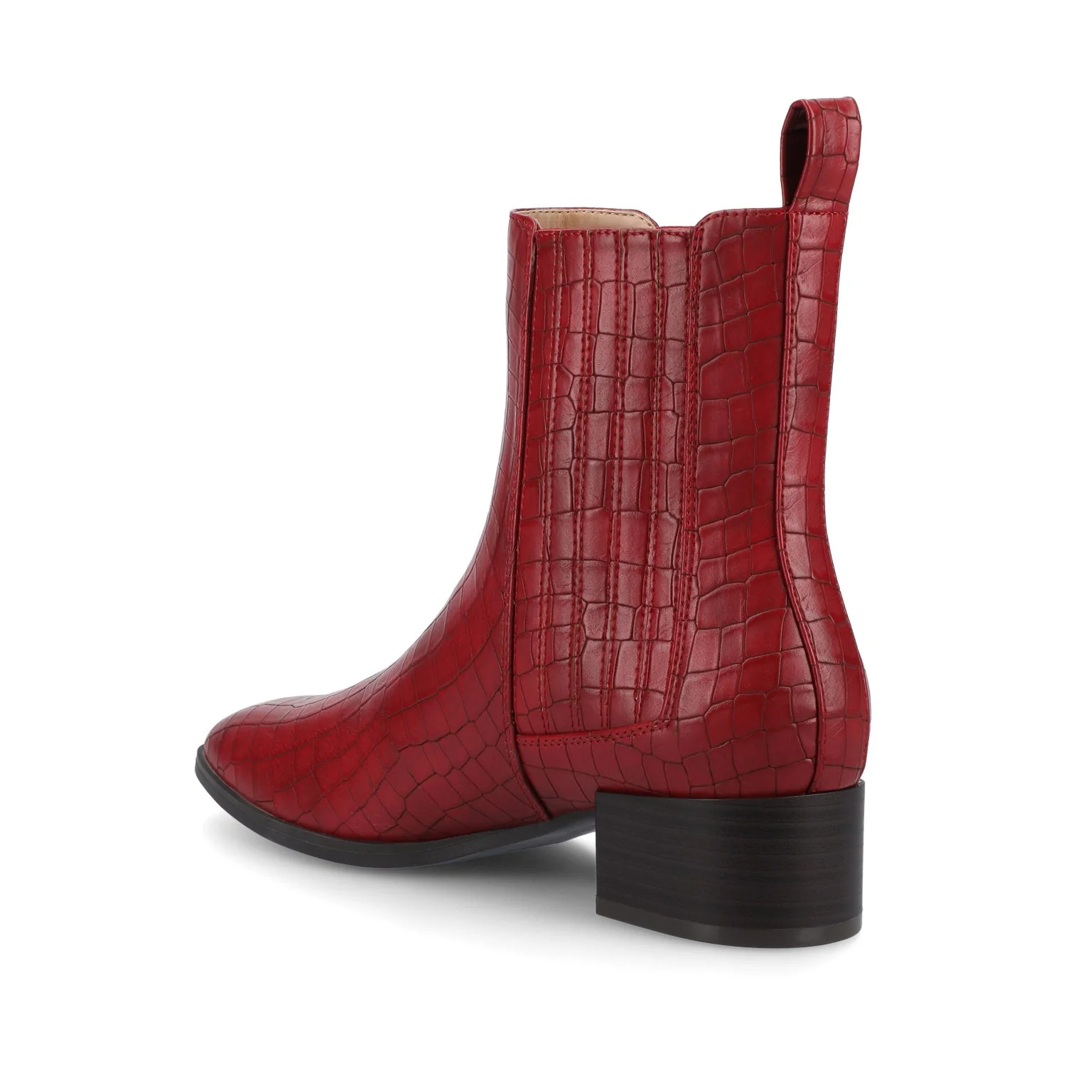 WRENLEY CHELSEA BOOTIES - Croco Red - Image 3