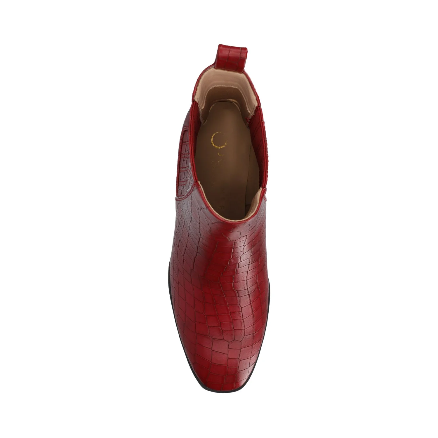 WRENLEY CHELSEA BOOTIES - Croco Red - Image 4