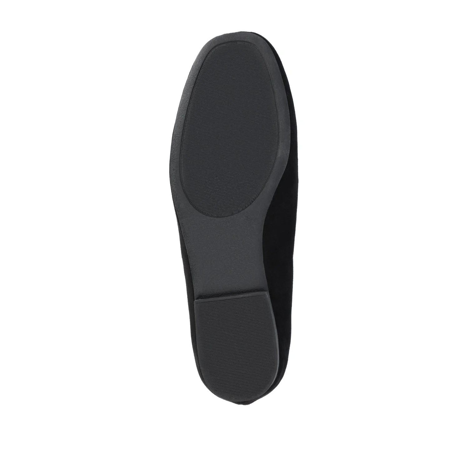 WRENN LOAFER FLATS IN FAUX SUEDE - Black Faux Suede - Image 8