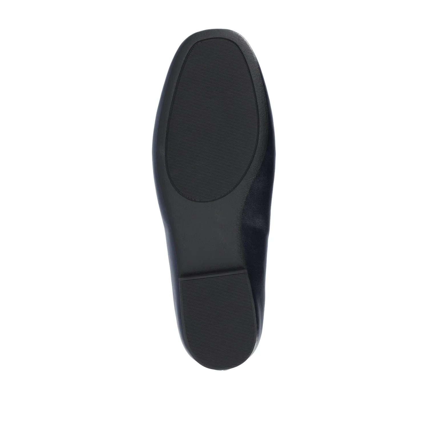 WRENN VEGAN LEATHER LOAFER FLATS IN WIDE - Navy PU - Image 8