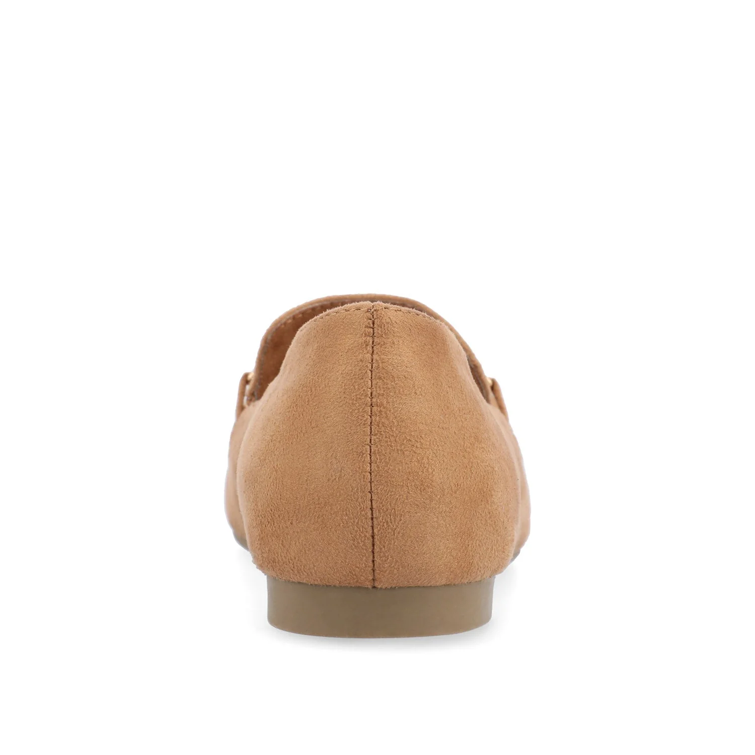 WRENN FAUX SUEDE FLATS IN WIDE - Tan Faux Suede - Image 7