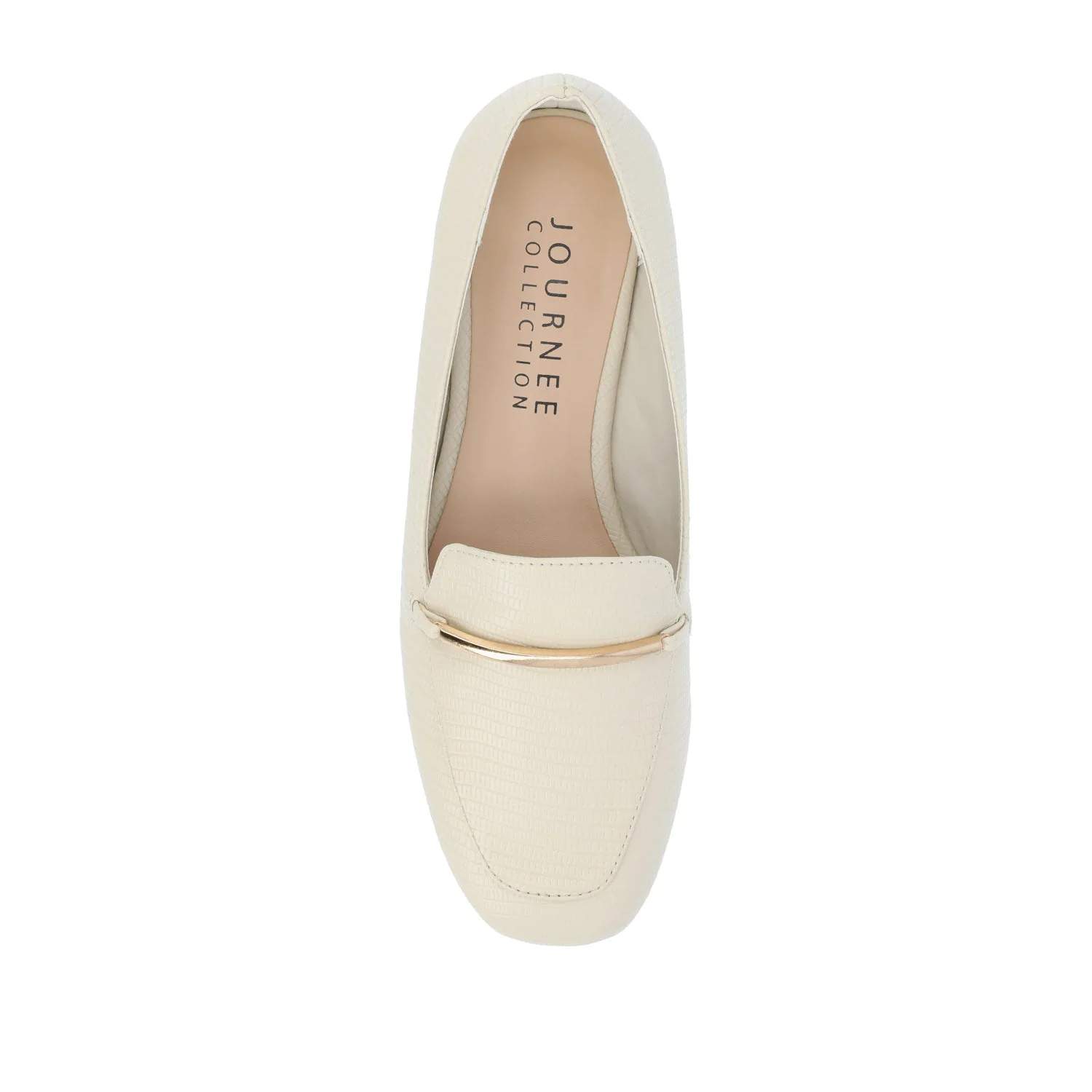 WRENN LOAFER FLATS IN PRINT - Ivory Lizard - Image 5