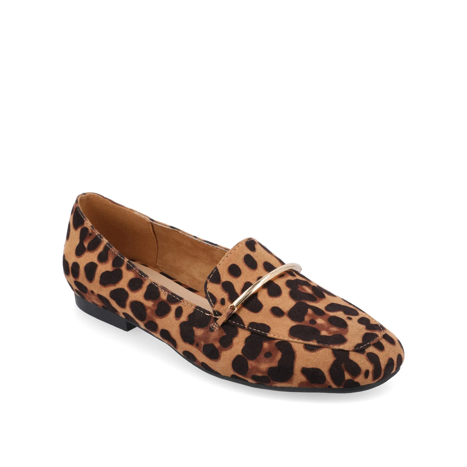 WRENN LOAFER FLATS IN PRINT - Leopard Faux - Image 4