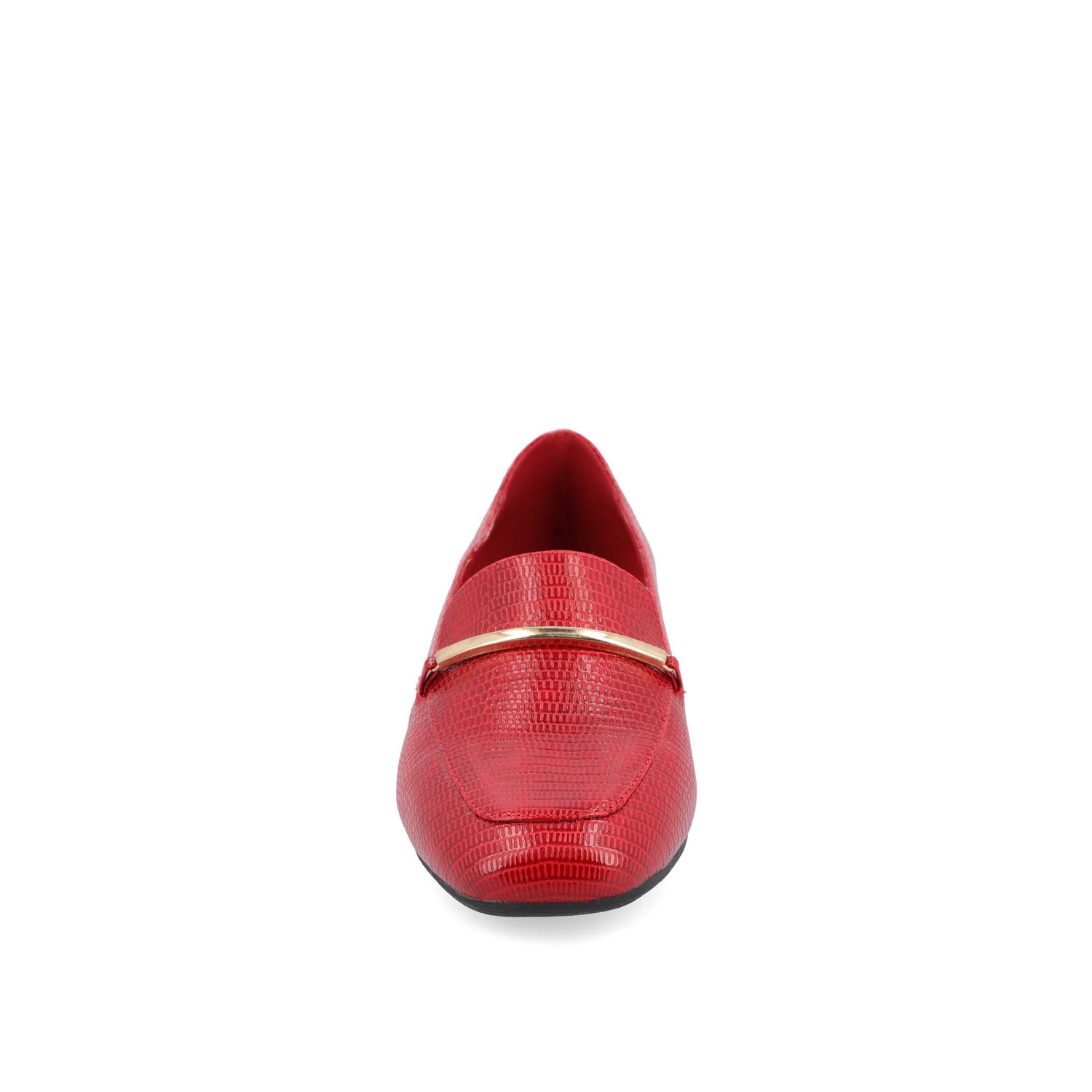 WRENN LOAFER FLATS IN PRINT - Red Lizard - Image 5
