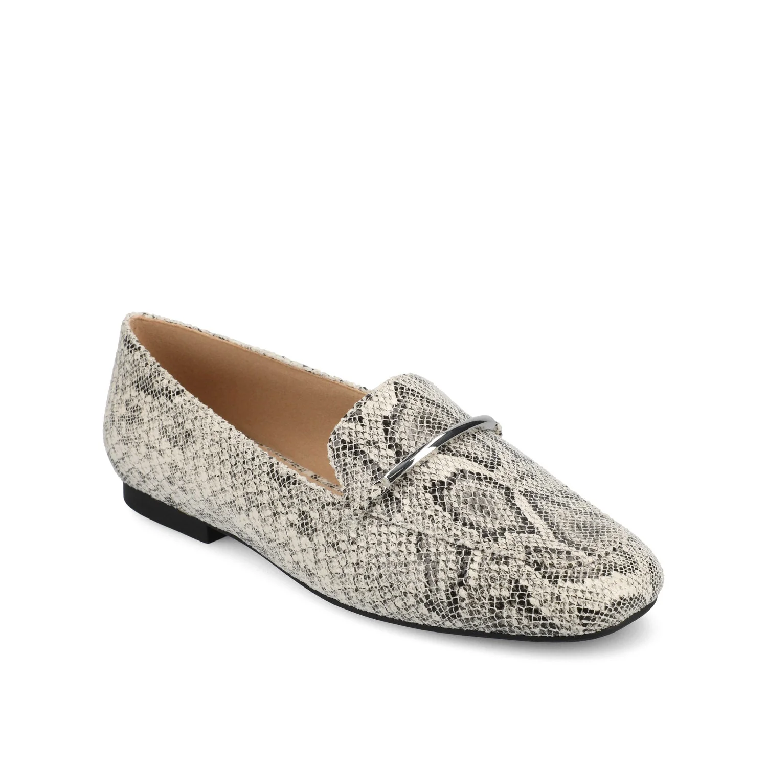WRENN LOAFER FLATS IN PRINT - Snake - Image 3