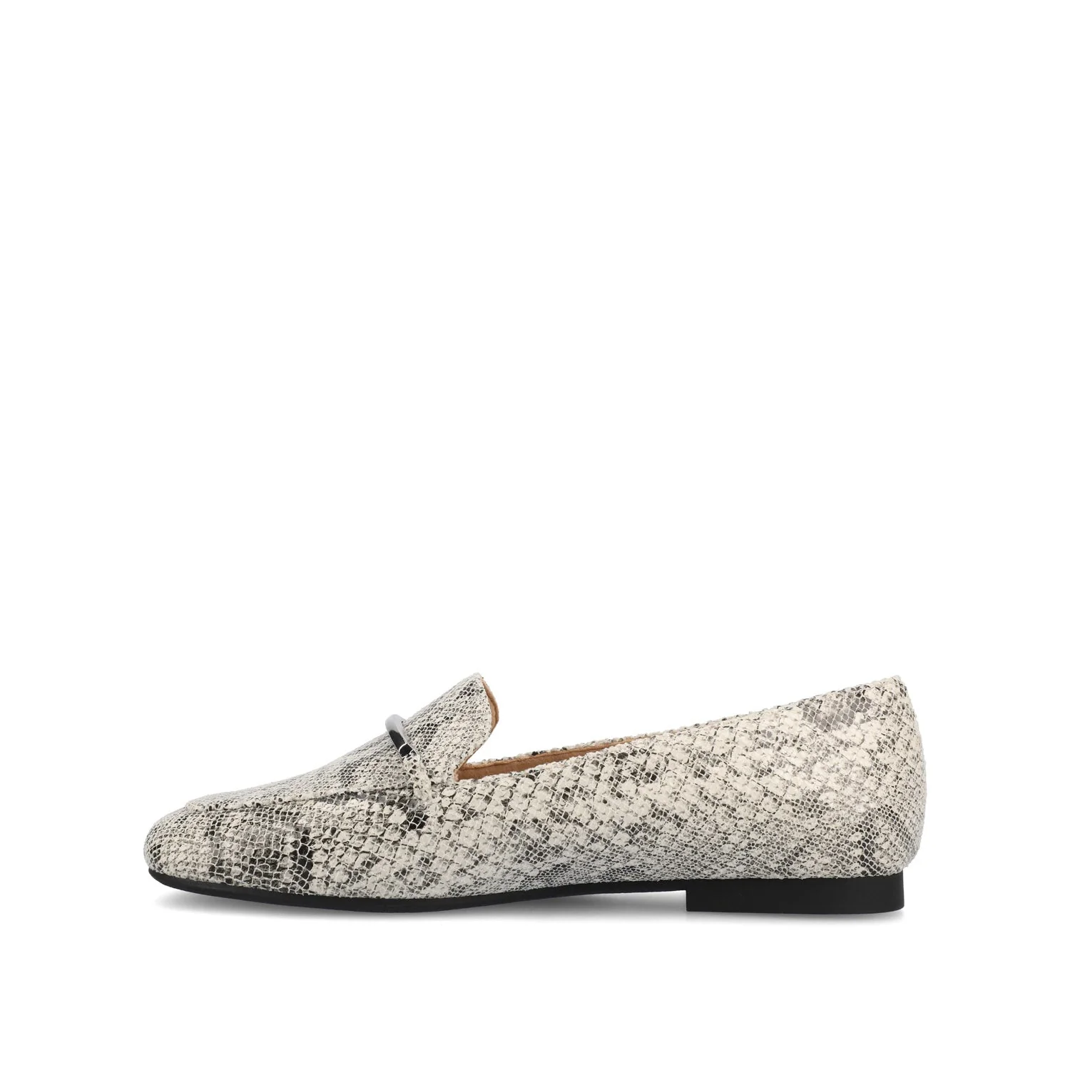 WRENN LOAFER FLATS IN PRINT - Snake - Image 4