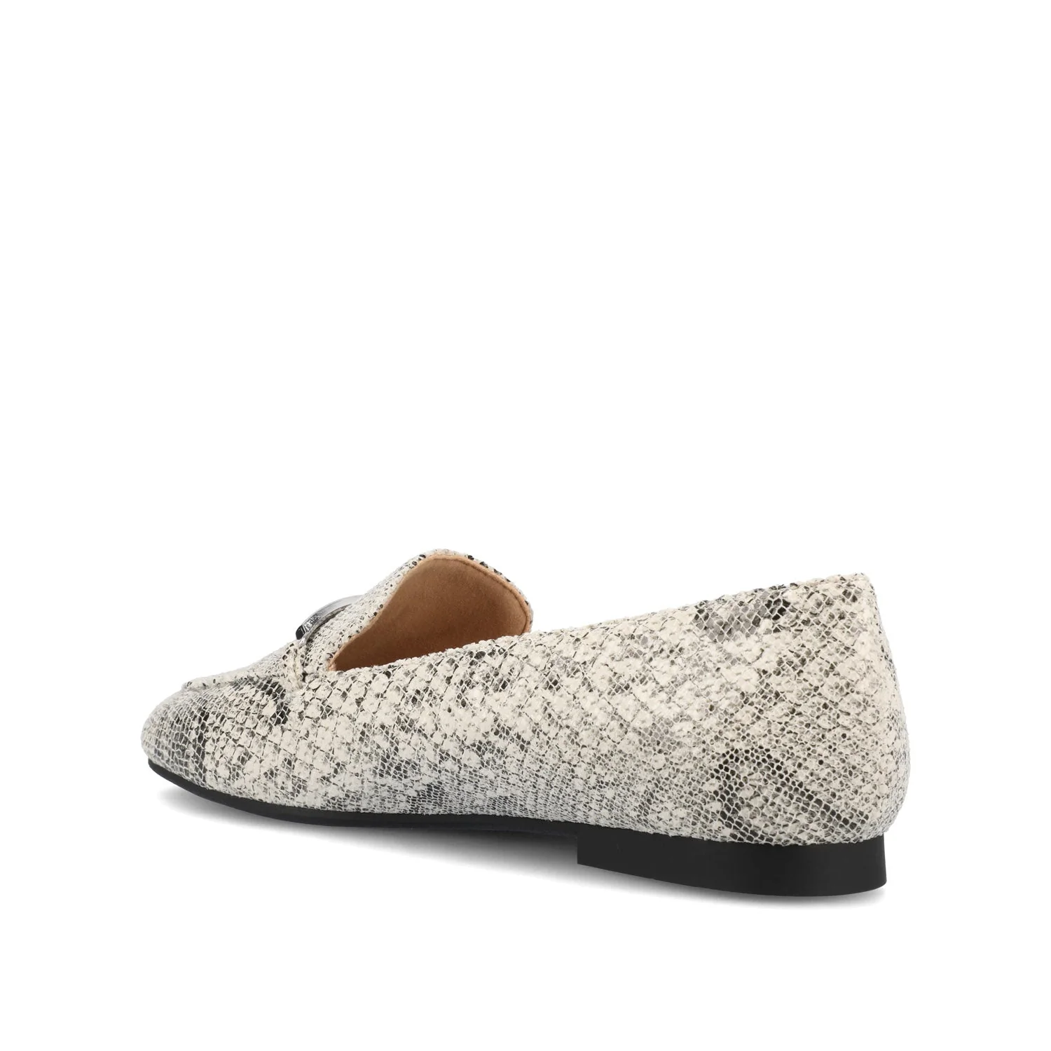 WRENN LOAFER FLATS IN PRINT - Snake - Image 5