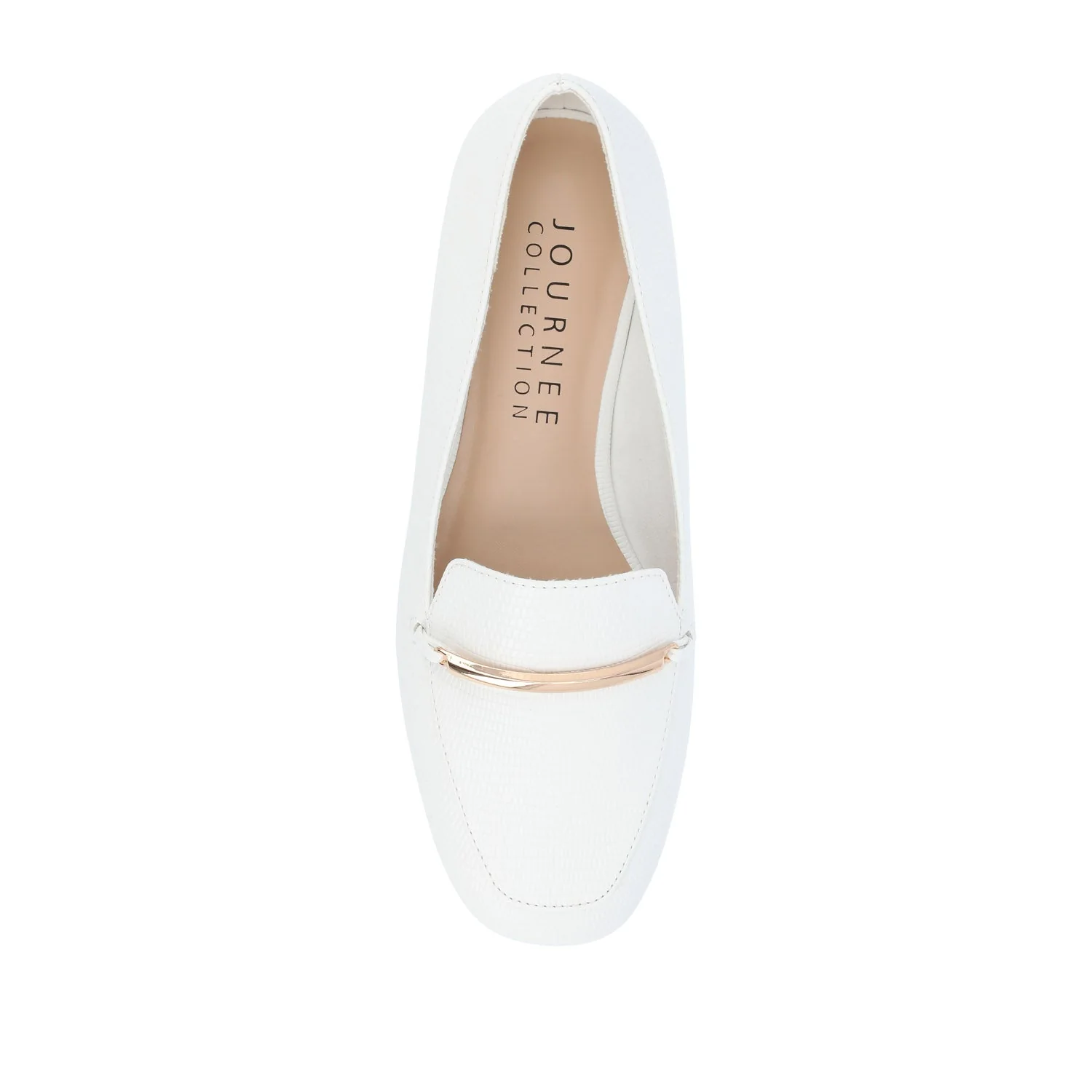 WRENN LOAFER FLATS IN PRINT - White Lizard - Image 5