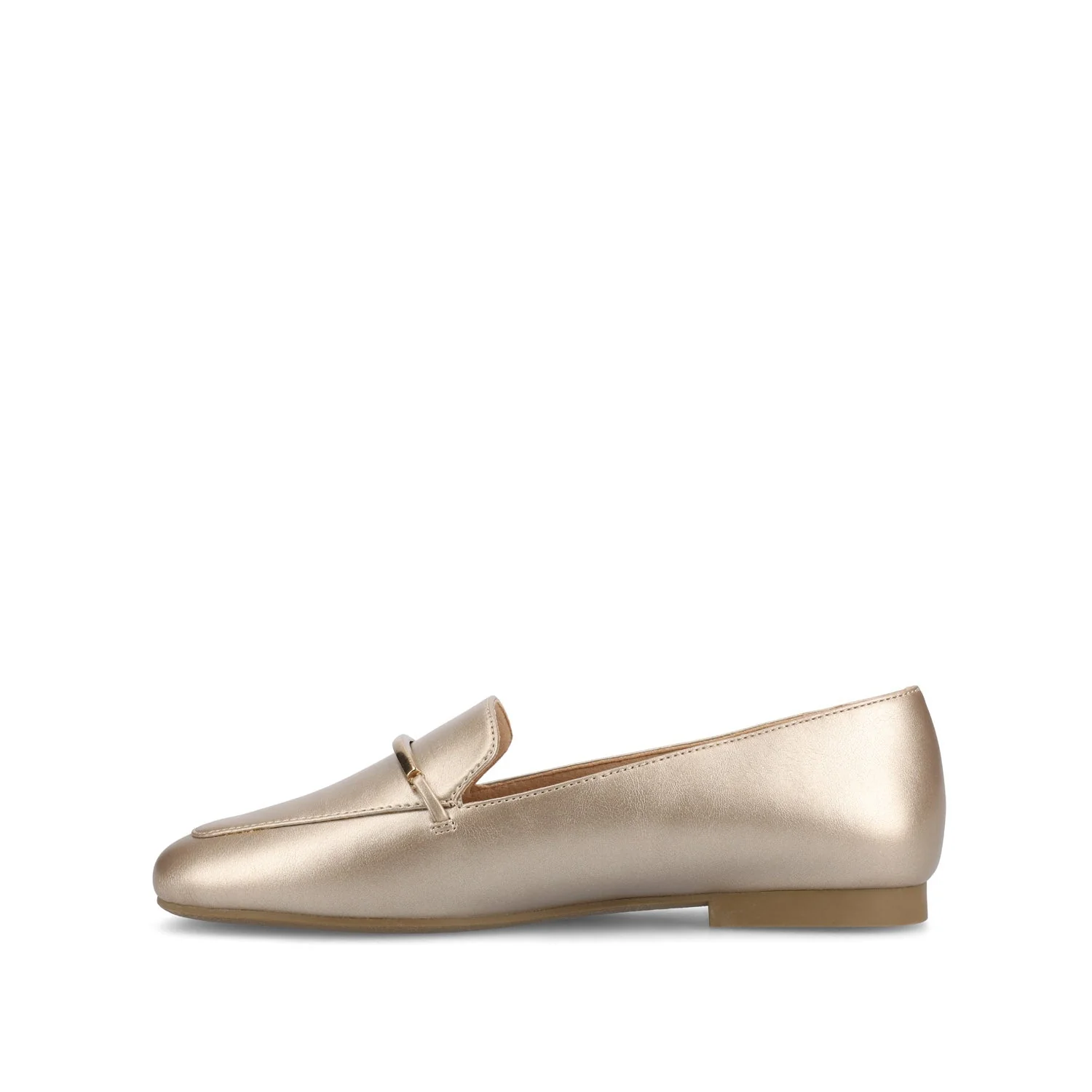 WRENN LOAFER FLATS IN VEGAN LEATHER - Champagne PU - Image 3