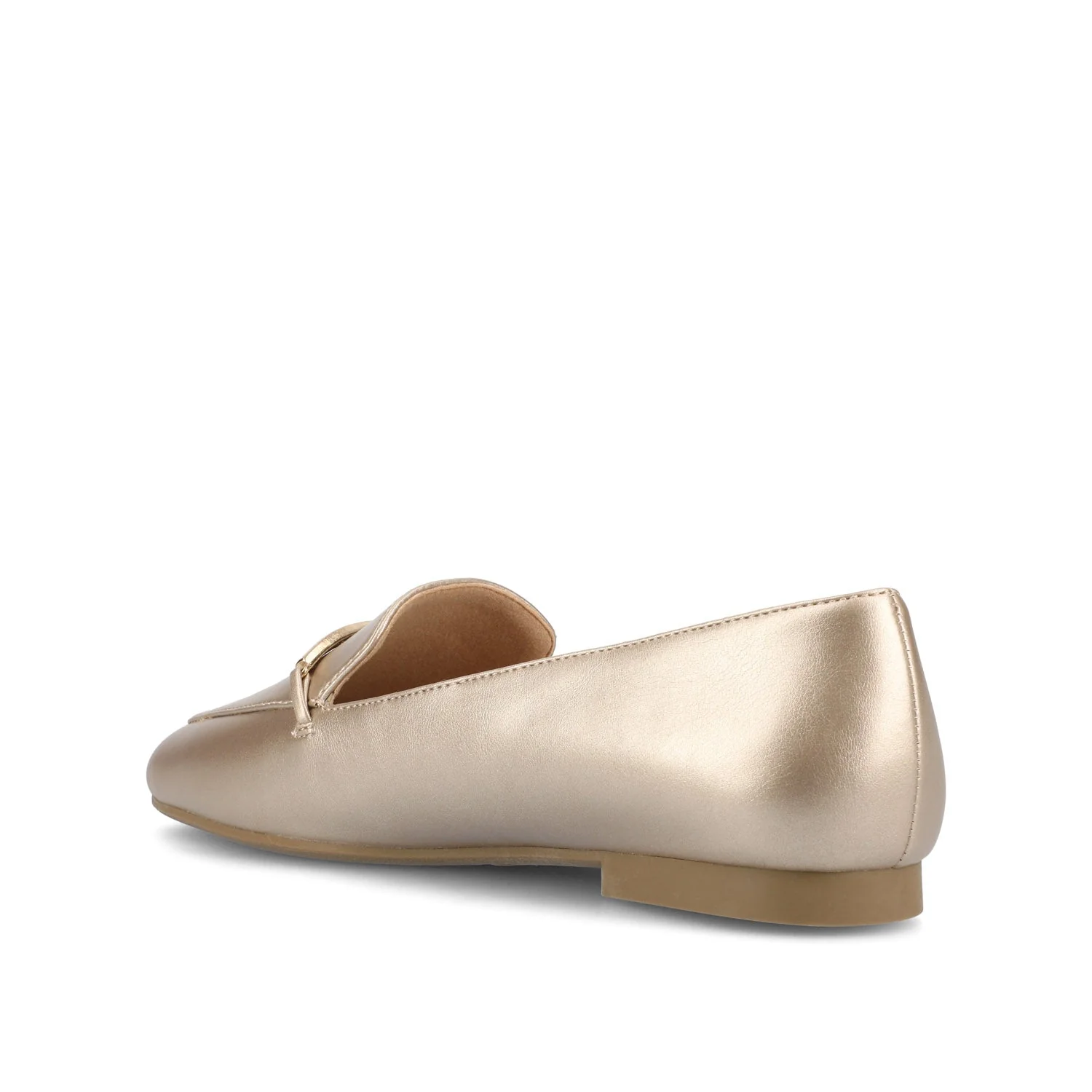 WRENN LOAFER FLATS IN VEGAN LEATHER - Champagne PU - Image 4