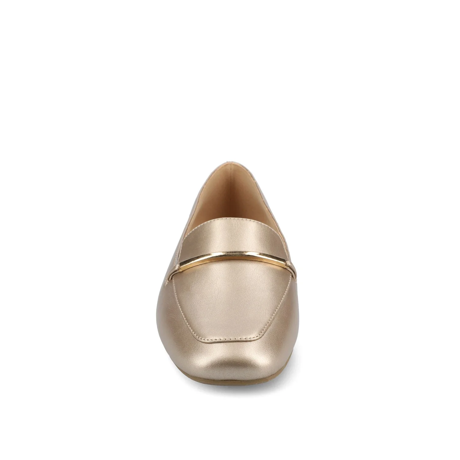 WRENN LOAFER FLATS IN VEGAN LEATHER - Champagne PU - Image 5