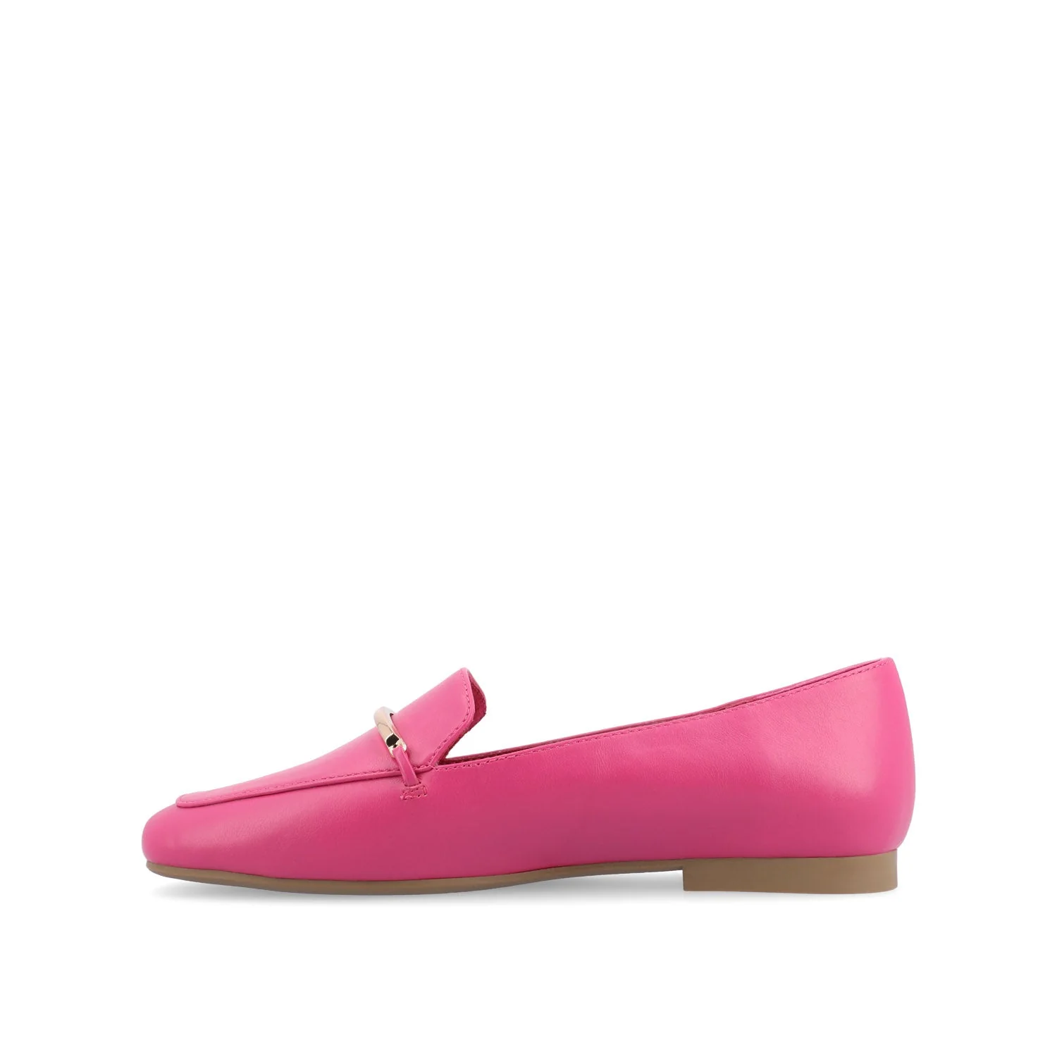 WRENN LOAFER FLATS IN VEGAN LEATHER - Fuchsia PU - Image 5
