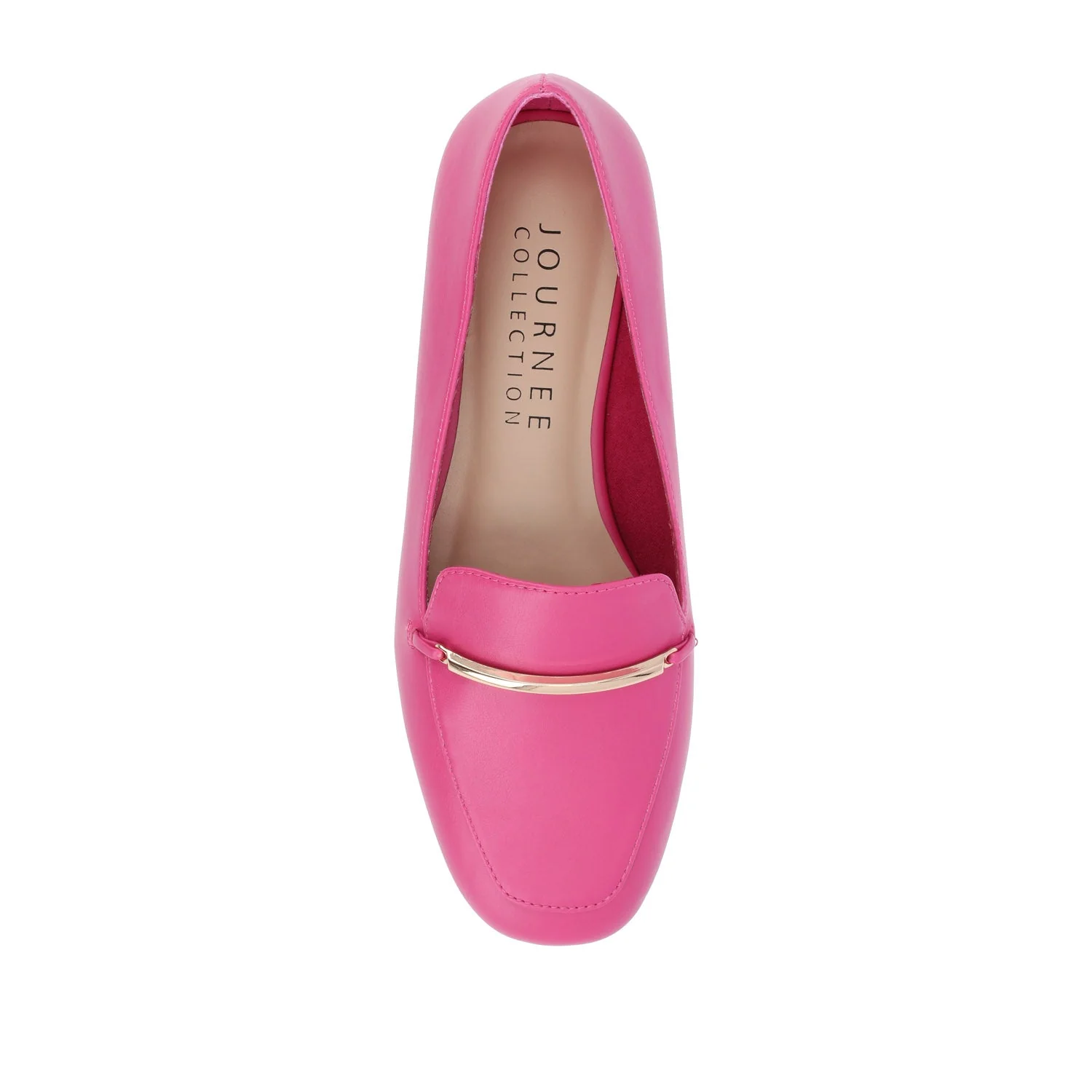 WRENN LOAFER FLATS IN VEGAN LEATHER - Fuchsia PU - Image 8