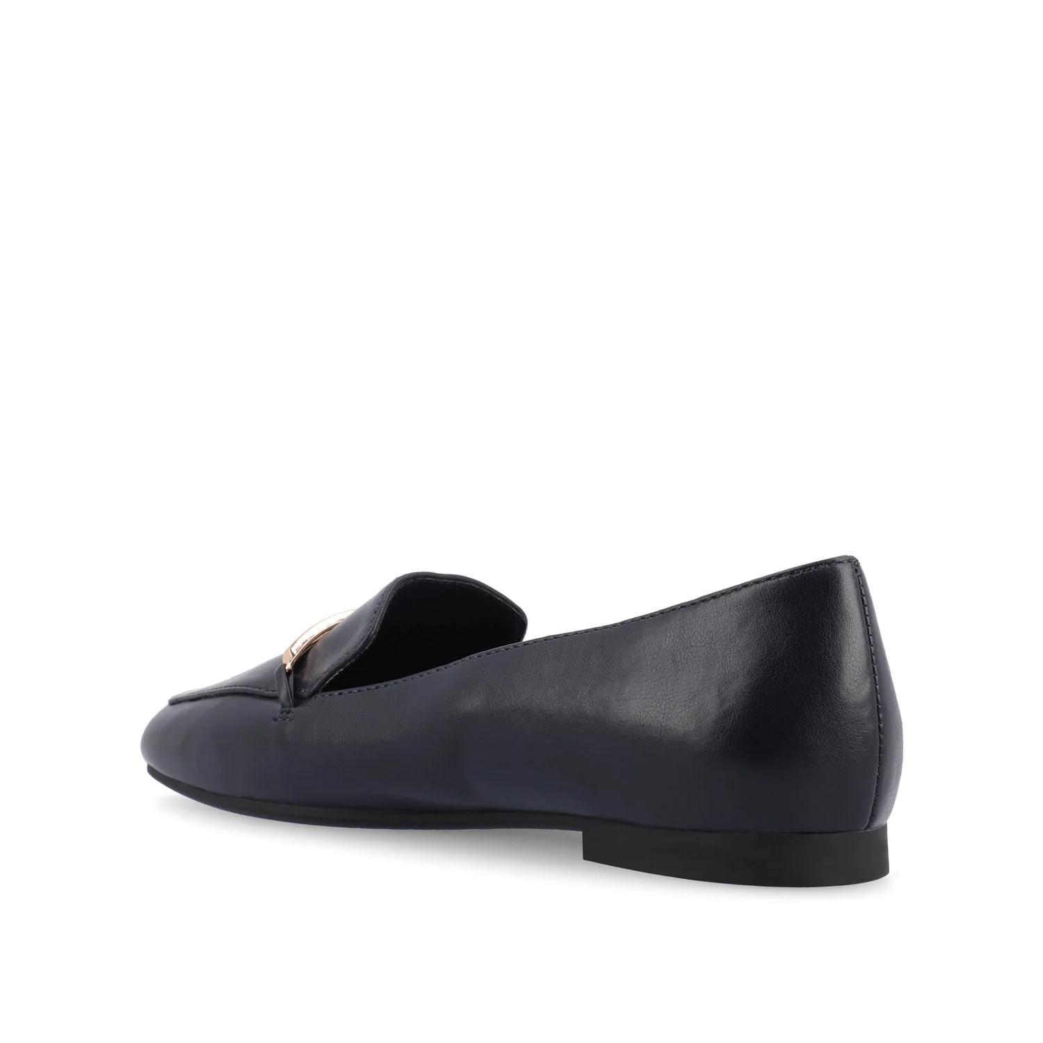 WRENN LOAFER FLATS IN VEGAN LEATHER - Navy PU - Image 4