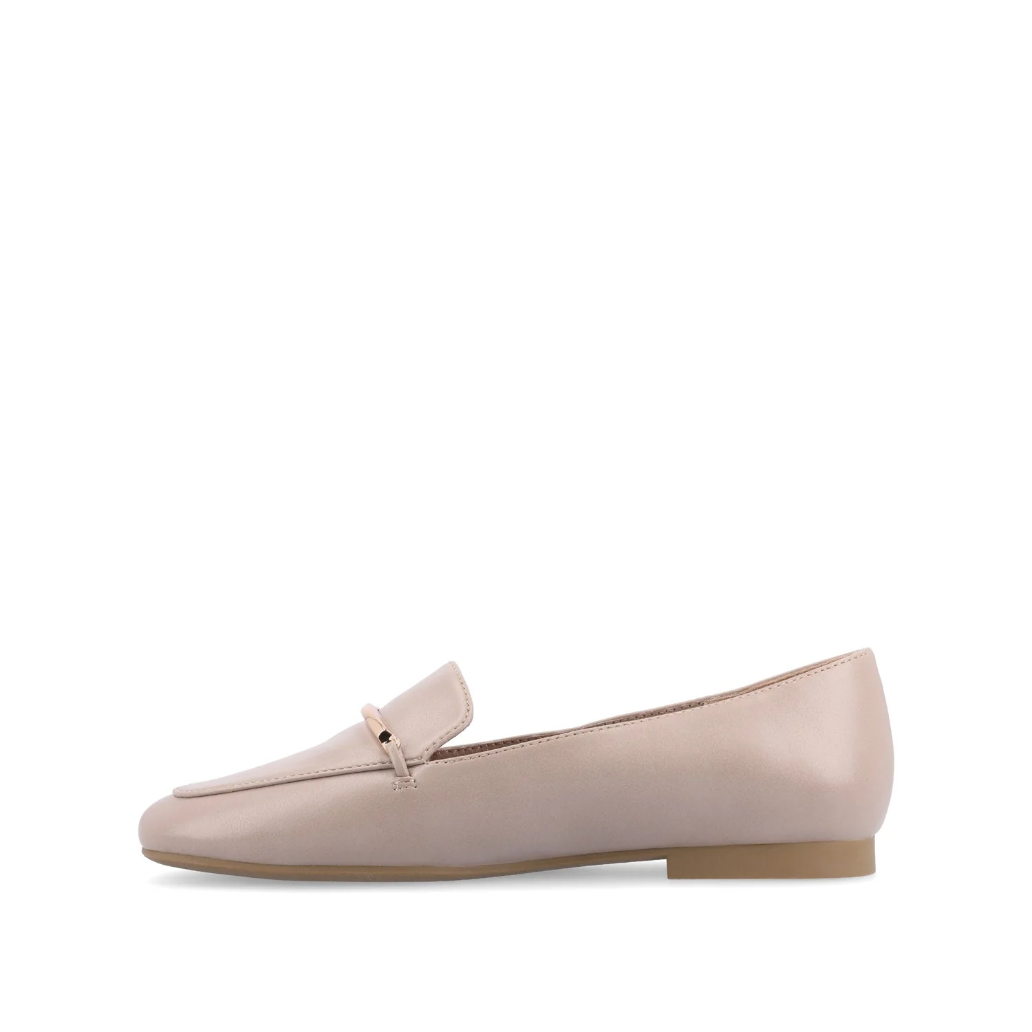WRENN LOAFER FLATS IN VEGAN LEATHER - Taupe PU - Image 3