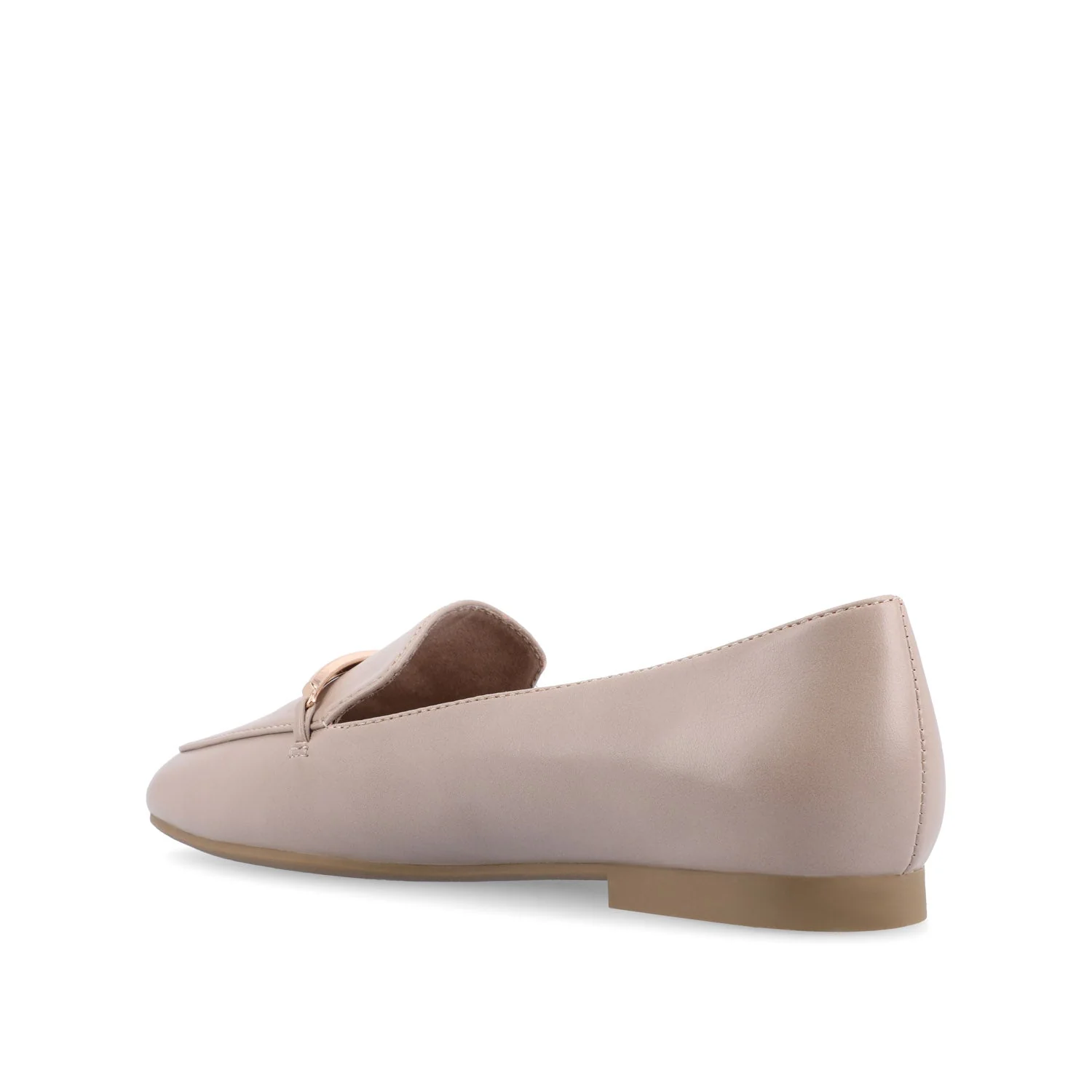 WRENN LOAFER FLATS IN VEGAN LEATHER - Taupe PU - Image 4