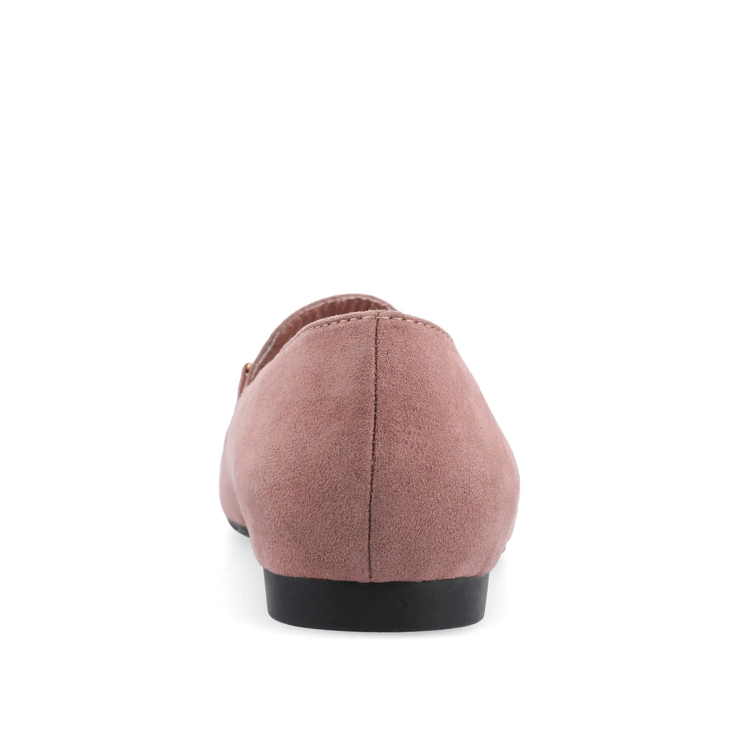 WRENN LOAFER FLATS IN FAUX SUEDE - Rose Faux Suede - Image 7