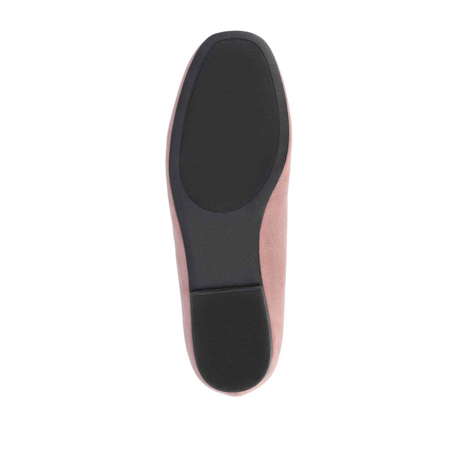 WRENN LOAFER FLATS IN FAUX SUEDE - Rose Faux Suede - Image 8
