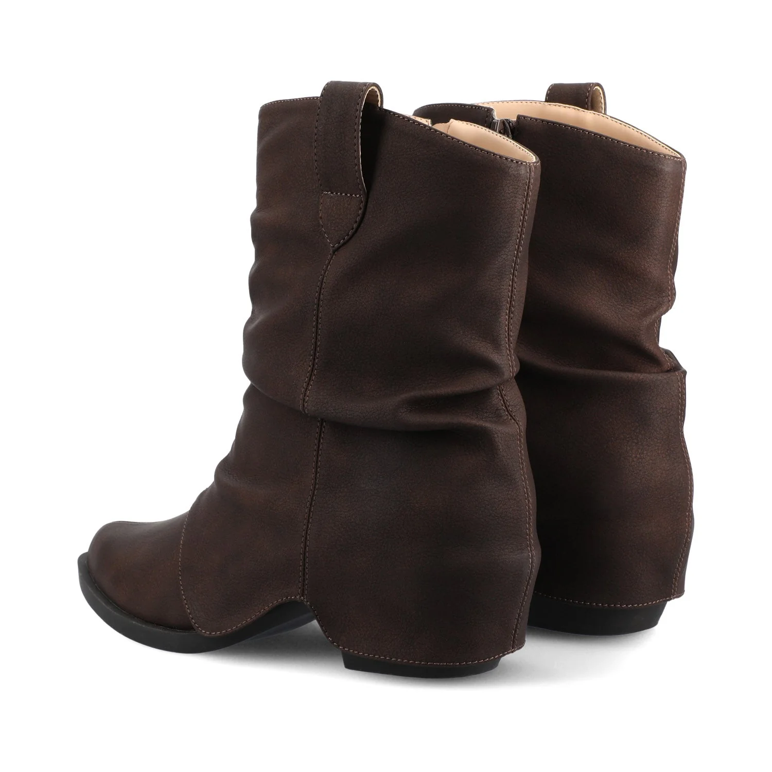WYNETTE WESTERN ANKLE BOOTIES - Vintage Chocolate - Image 3