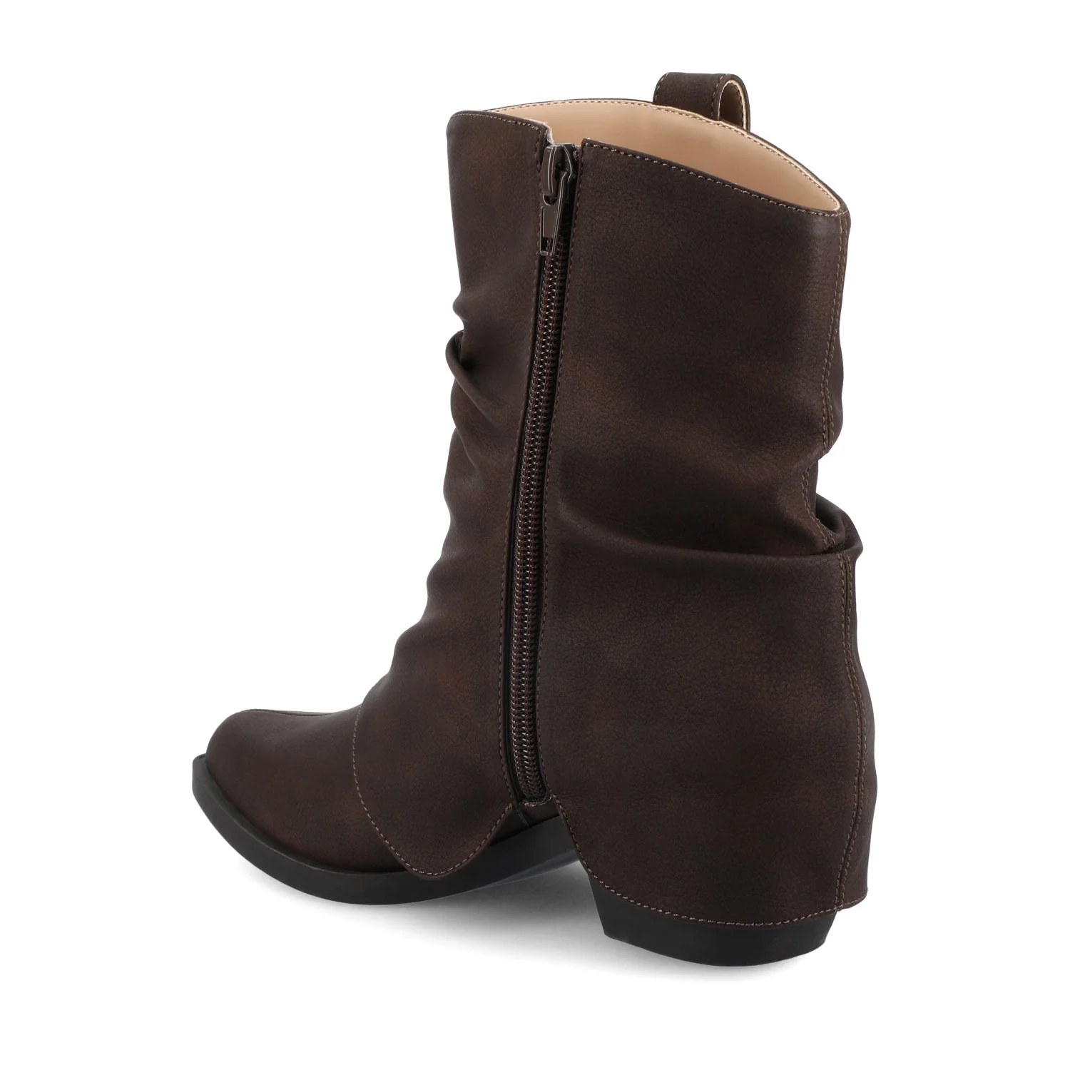 WYNETTE WESTERN ANKLE BOOTIES - Vintage Chocolate - Image 4