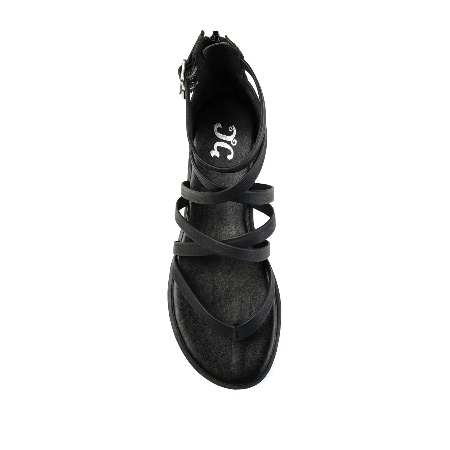 ZAILIE GLADIATOR SANDALS IN WIDE - Black - Image 6