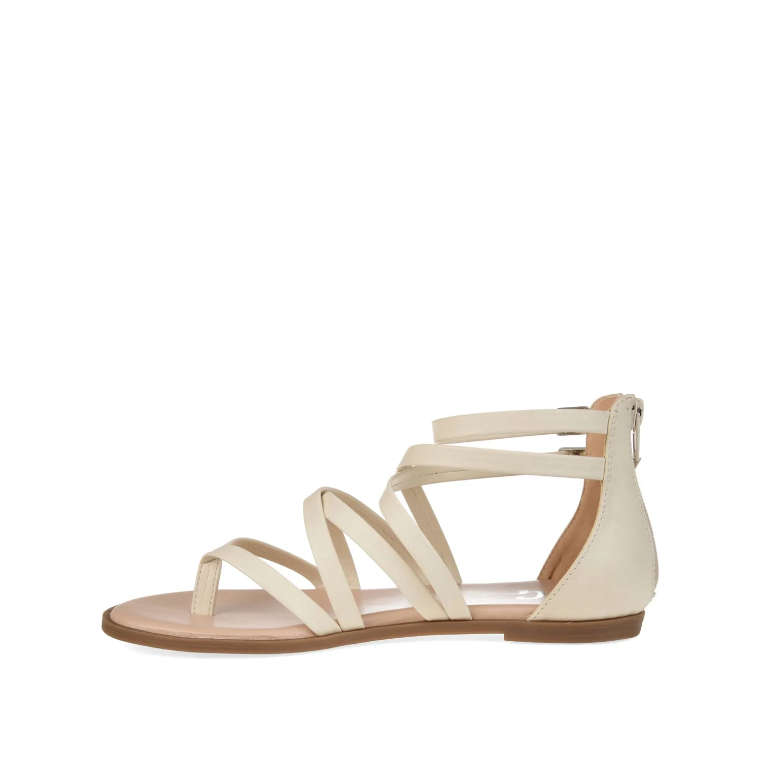 ZAILIE GLADIATOR SANDALS IN WIDE - Ivory - Image 3