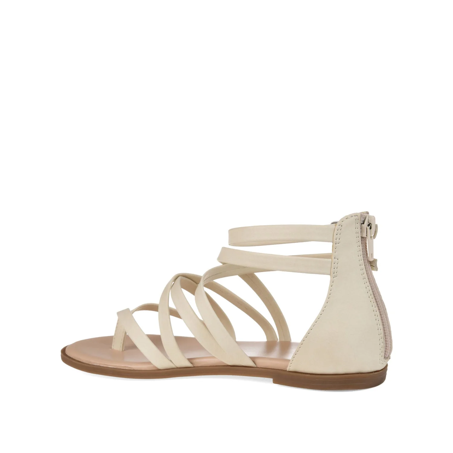 ZAILIE GLADIATOR SANDALS IN WIDE - Ivory - Image 4