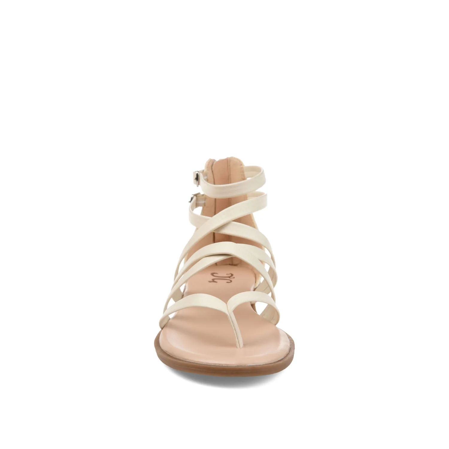 ZAILIE GLADIATOR SANDALS IN WIDE - Ivory - Image 5