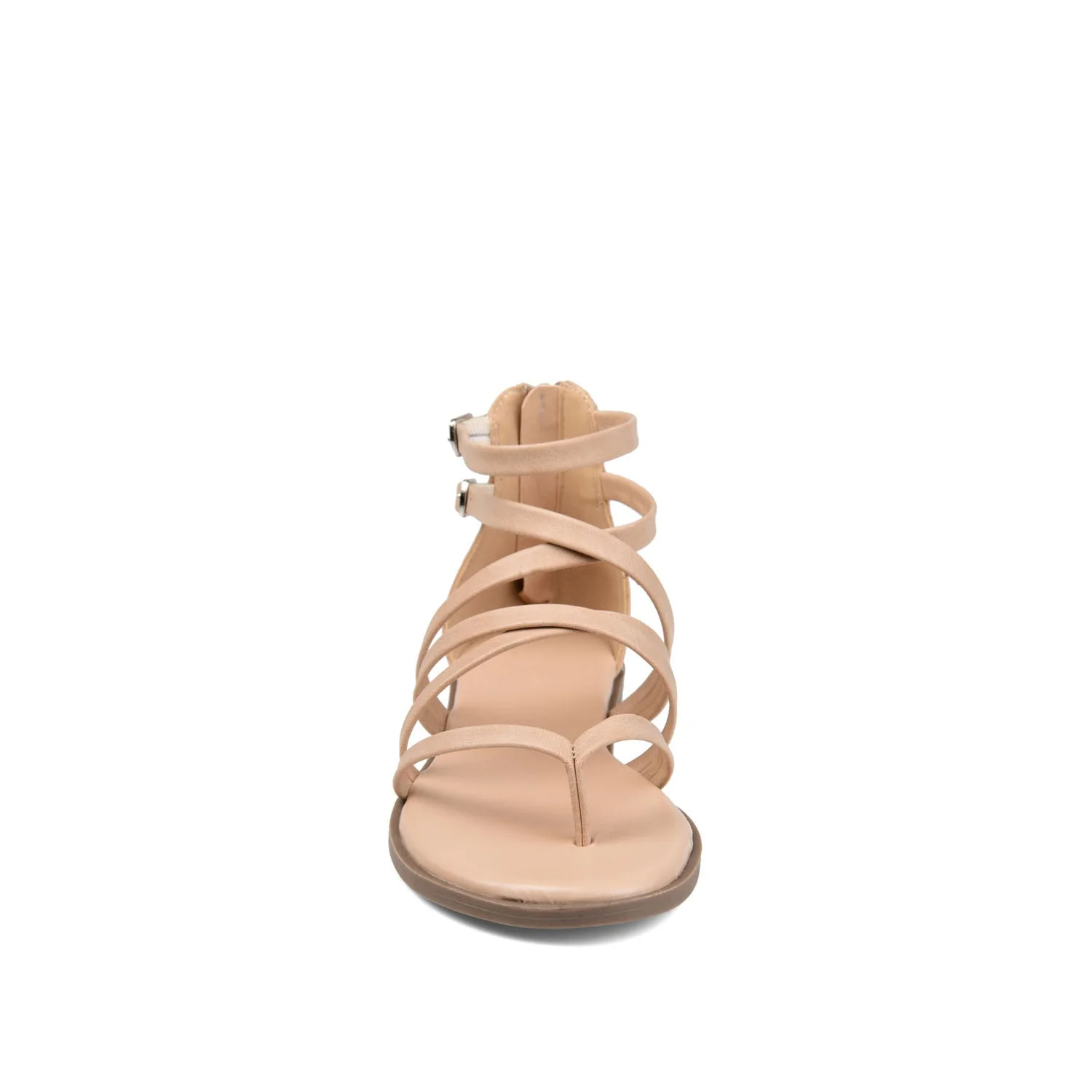 ZAILIE GLADIATOR SANDALS IN WIDE - Taupe - Image 5