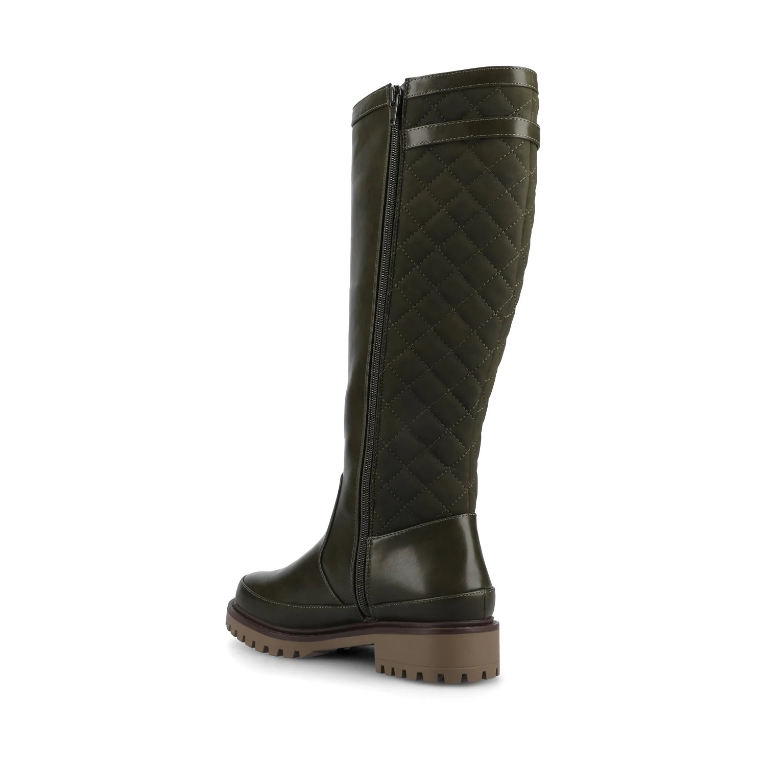 ZEMMIE QUILTED BOOTS - Olive - Image 3