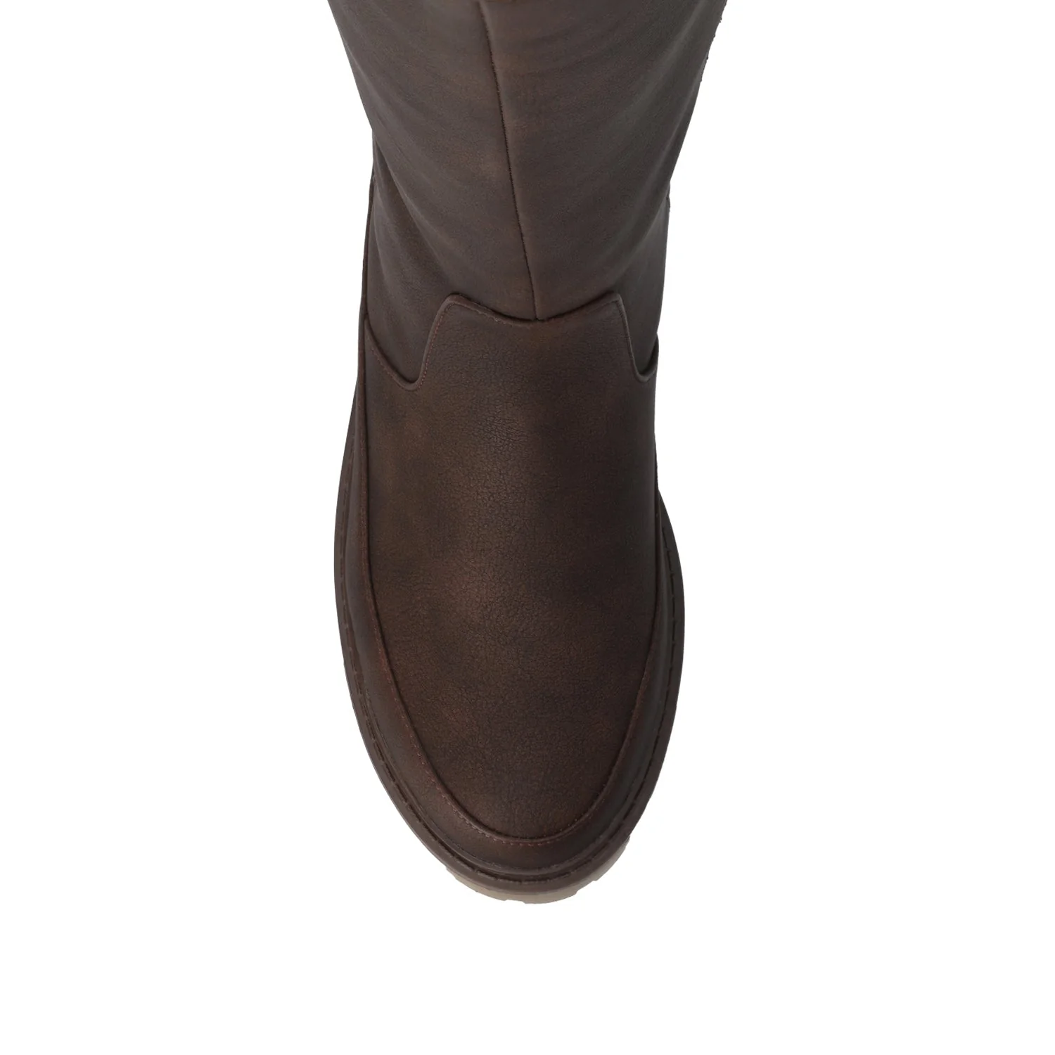 ZEMMIE QUILTED BOOTS - Vintage Chocolate - Image 4