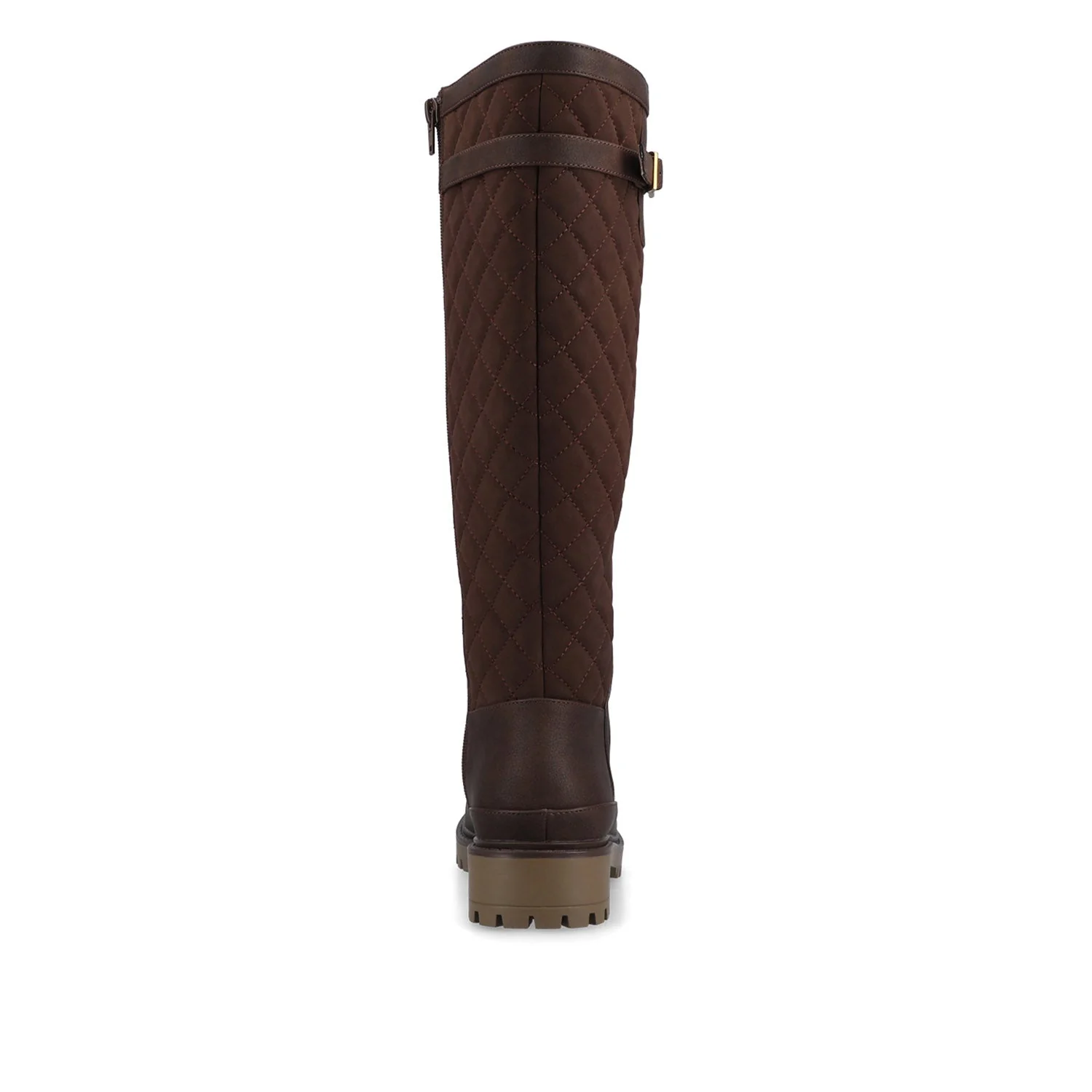 ZEMMIE QUILTED BOOTS - Vintage Chocolate - Image 6